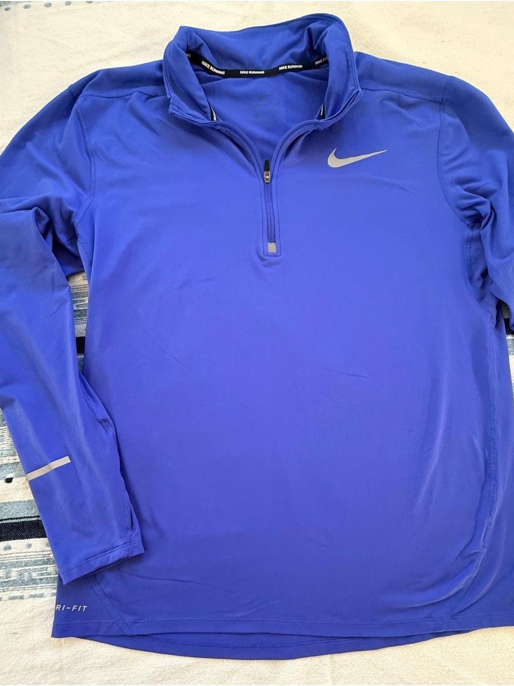 Nike Men’s Dri-FIT Quarter-Zip Pullover - Blue